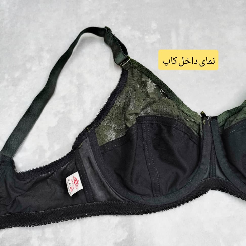 سوتین گیپور راحتی فنردار (کاپ C) مدل Saina 707 – تصویر ۵ از ۶