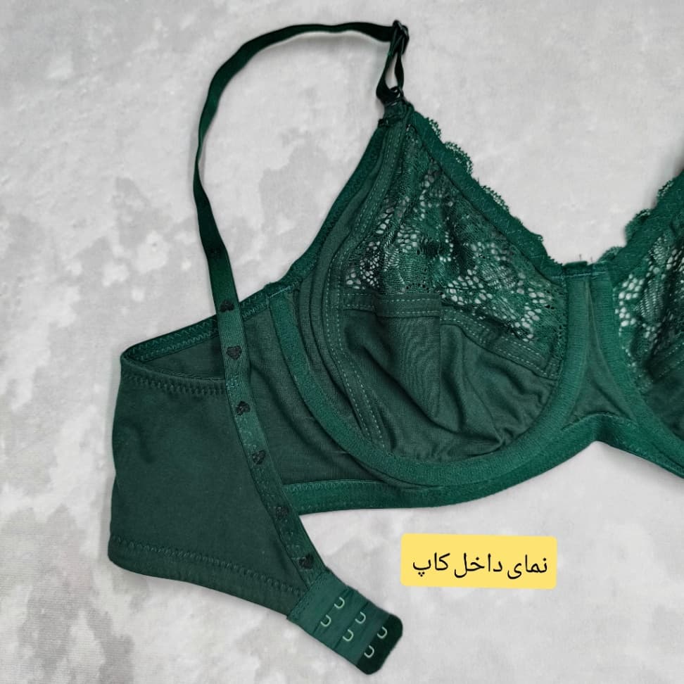 سوتین نخی گیپور فنردار (کاپ B) مدل Saina 505 – تصویر ۳ از ۱۰