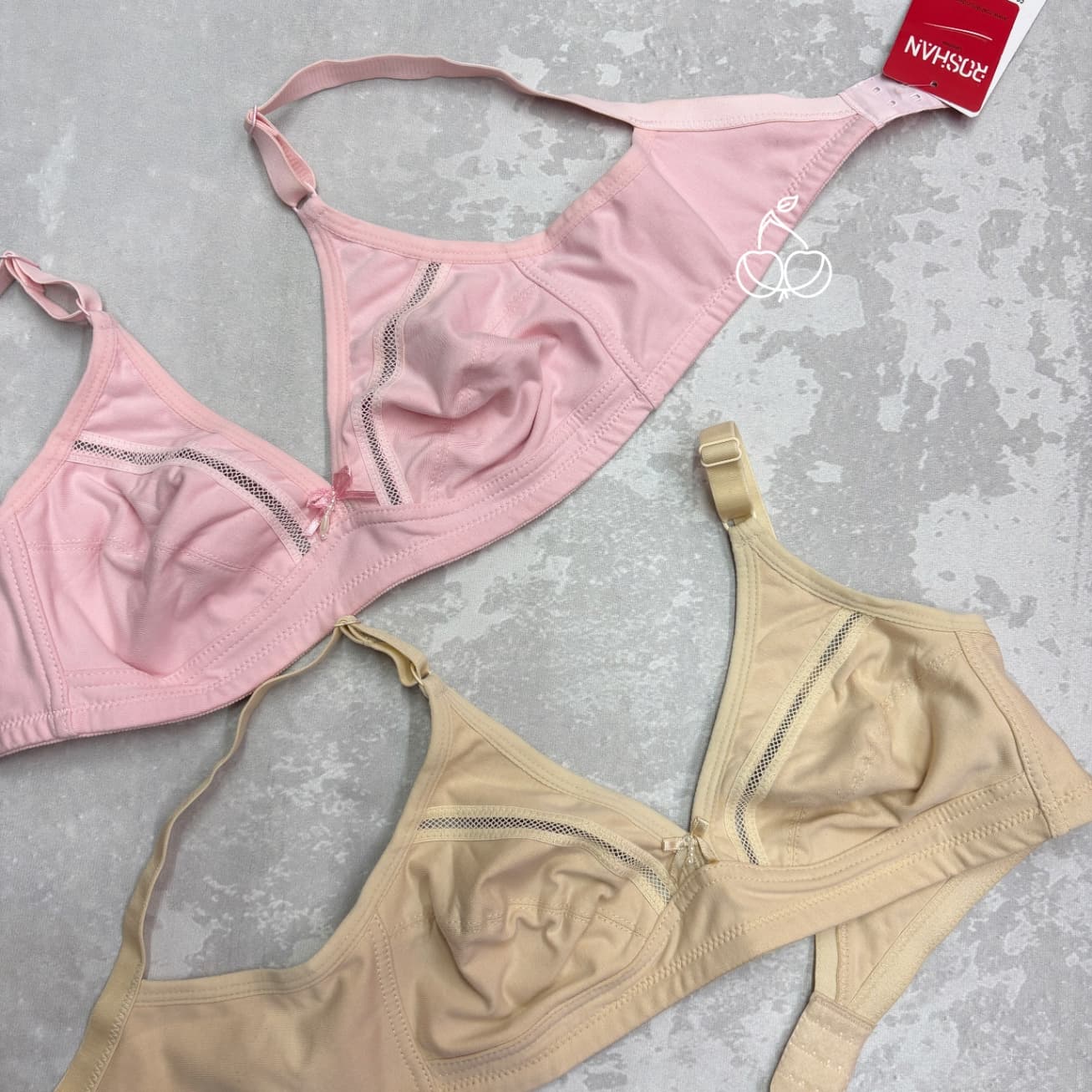 سوتین پنبه‌ای راحت بدون فنر مدل Roshan 840 – تصویر ۴ از ۵