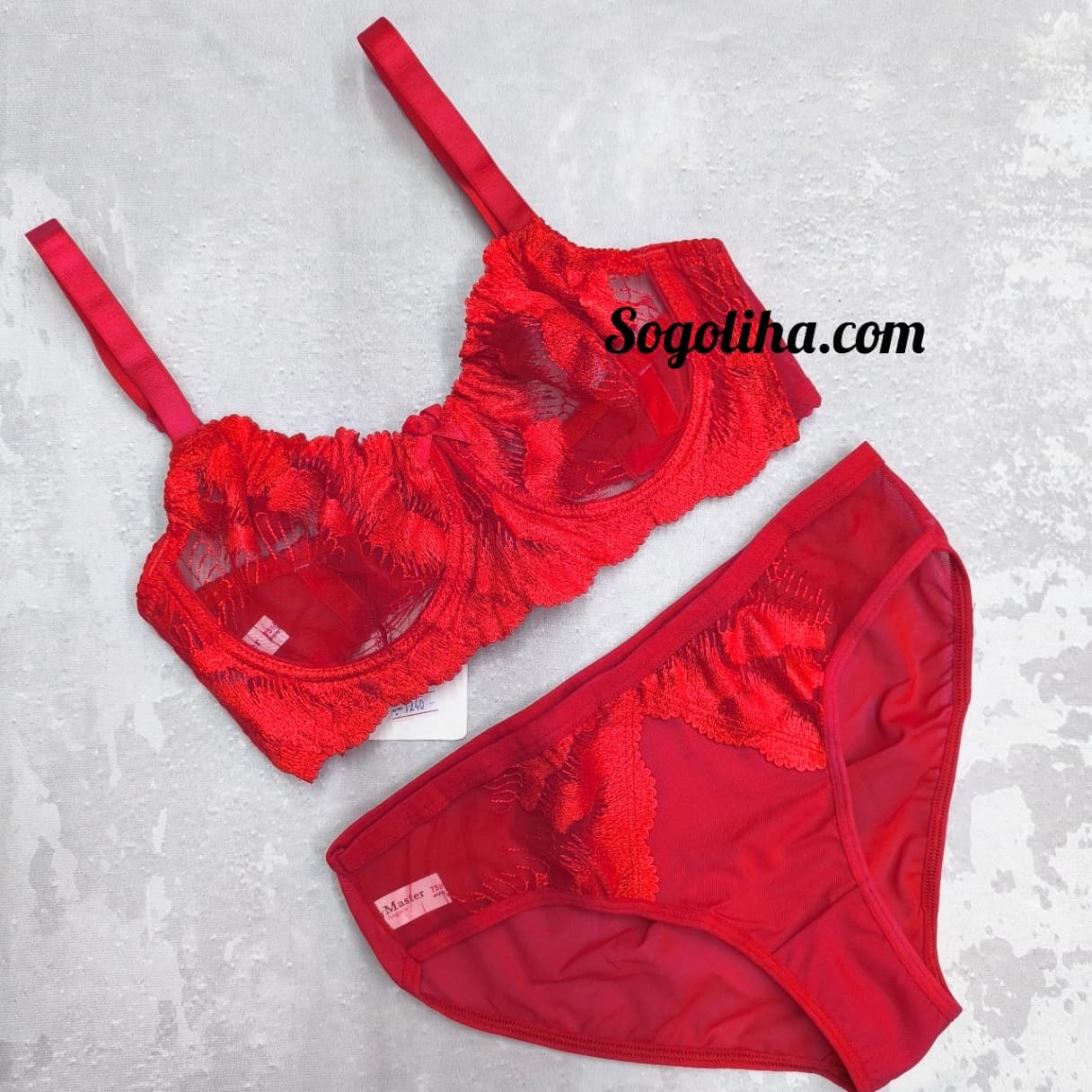 ست شمشاد سرخ تورگاز فانتزی (کاپ B)